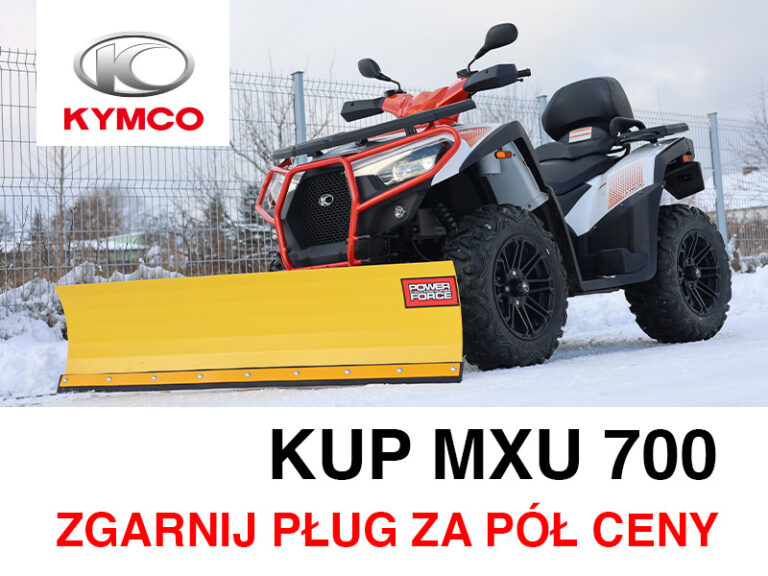 Read more about the article Kup Kymco MXU 700 i zgarnij pług za 1000 zł!